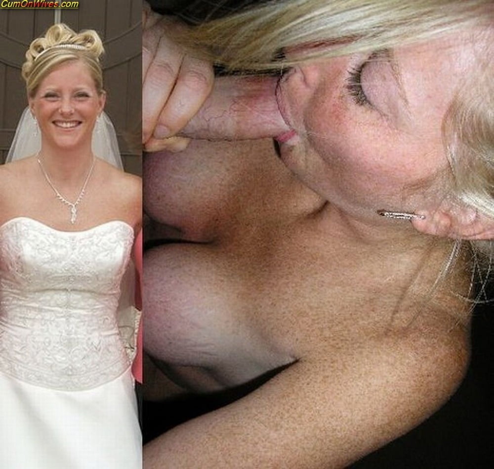 Sexy bridesmaid blowjob