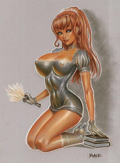 Busty toon art images