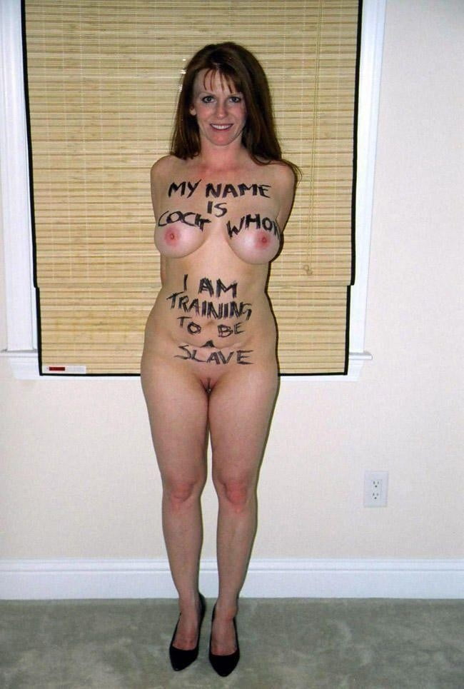 Degraded naked wife posts