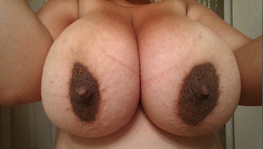 Big boobs large areola tits