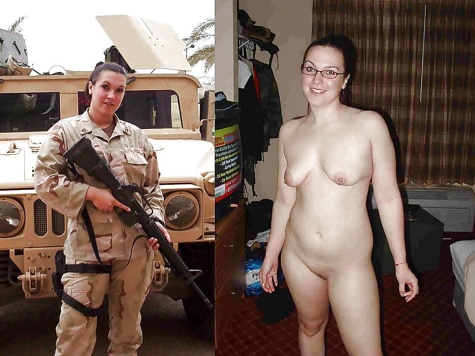 Women amateur nude military