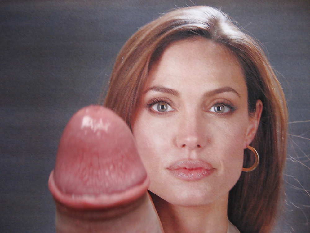 Angelina jolie fake handjob pic