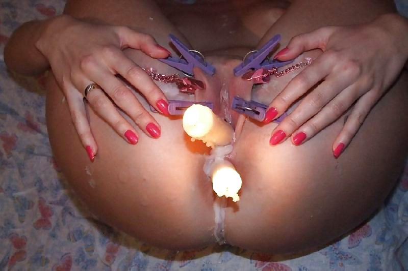 Порно Вставляют Свечи