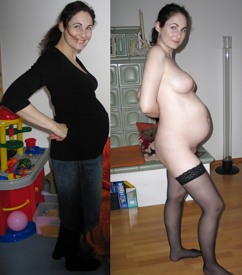 Free Pregnant Amateurs - Dressed & Undressed 2 photos