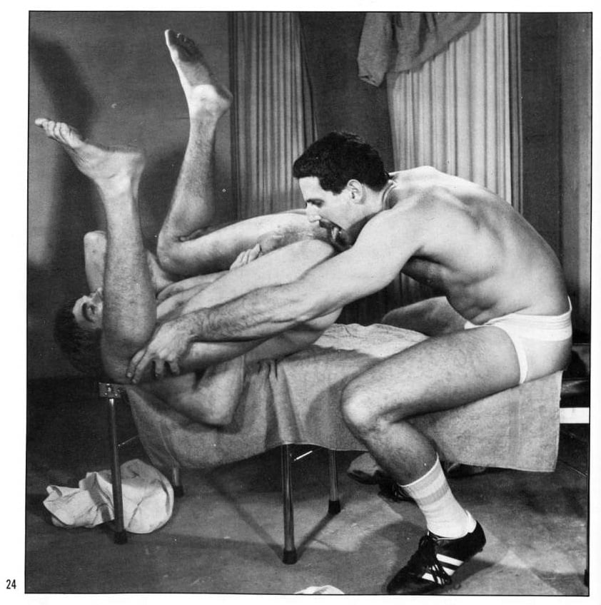 Vintage gay tattoo office