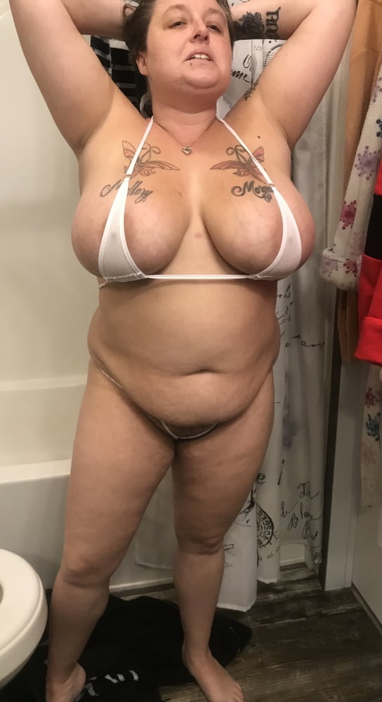 New Lingerie for BBW huge natural tits- 8 Photos 