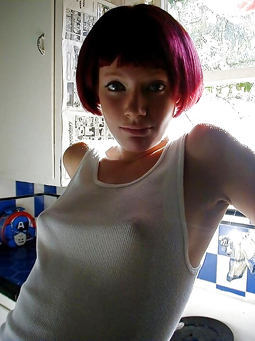 Free Erected nipples through blouse (2) photos