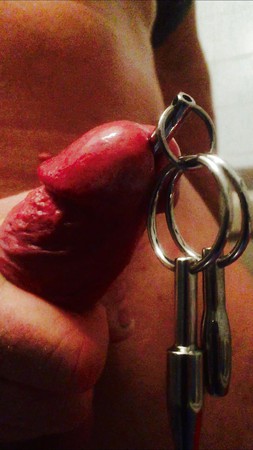 Big hot cock plug session