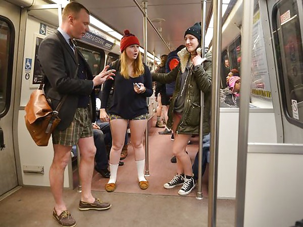 Free World Wide Strip Down For No Pants Subway Ride Day 2015 photos