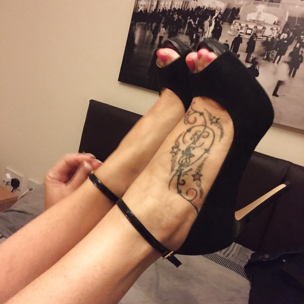 Free As requested by a foot fan of Jaynes sum peep toe heel pics photos