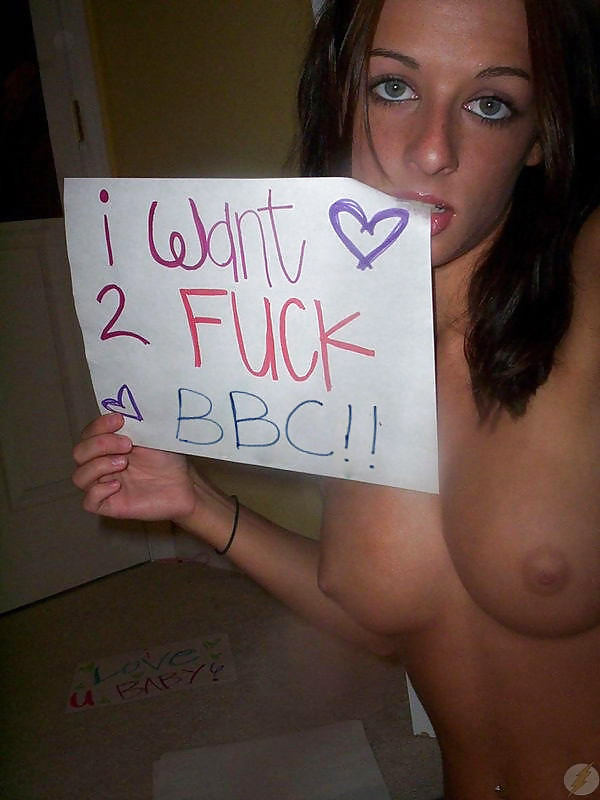 Free YOUNG WHITE SLUTS SHOWING THEIR PREFERENCE FOR THE BBC photos