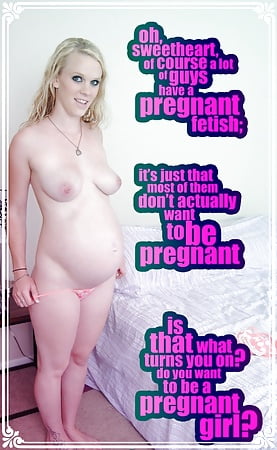 Pregnant bitch making fetish show