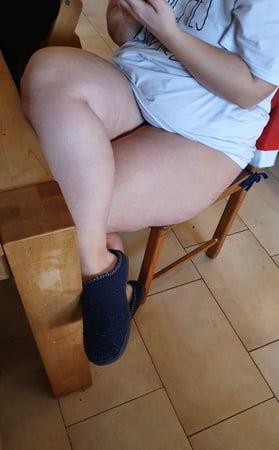 my wifes hot legs         