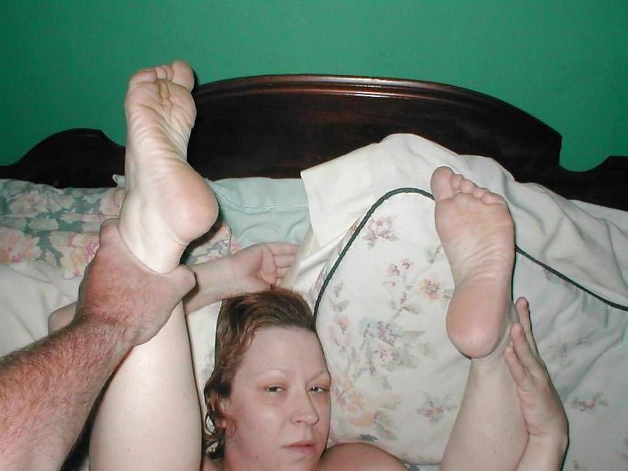 Wifes Pussy Feet and Legs Spread