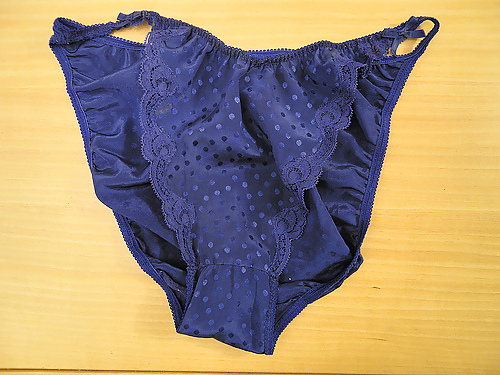 Free Panties from a friend - blue photos