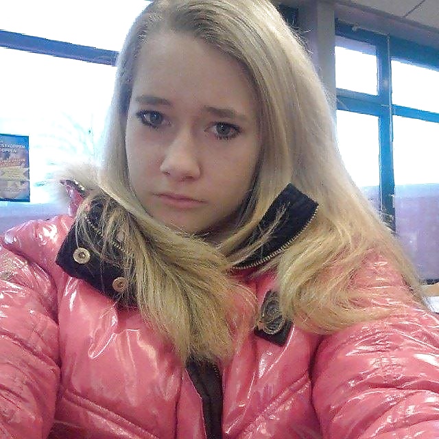 Free Yummy puffy jacket teens photos