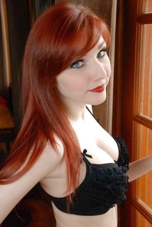 Goddess redheads don't need to be nude for you to cum