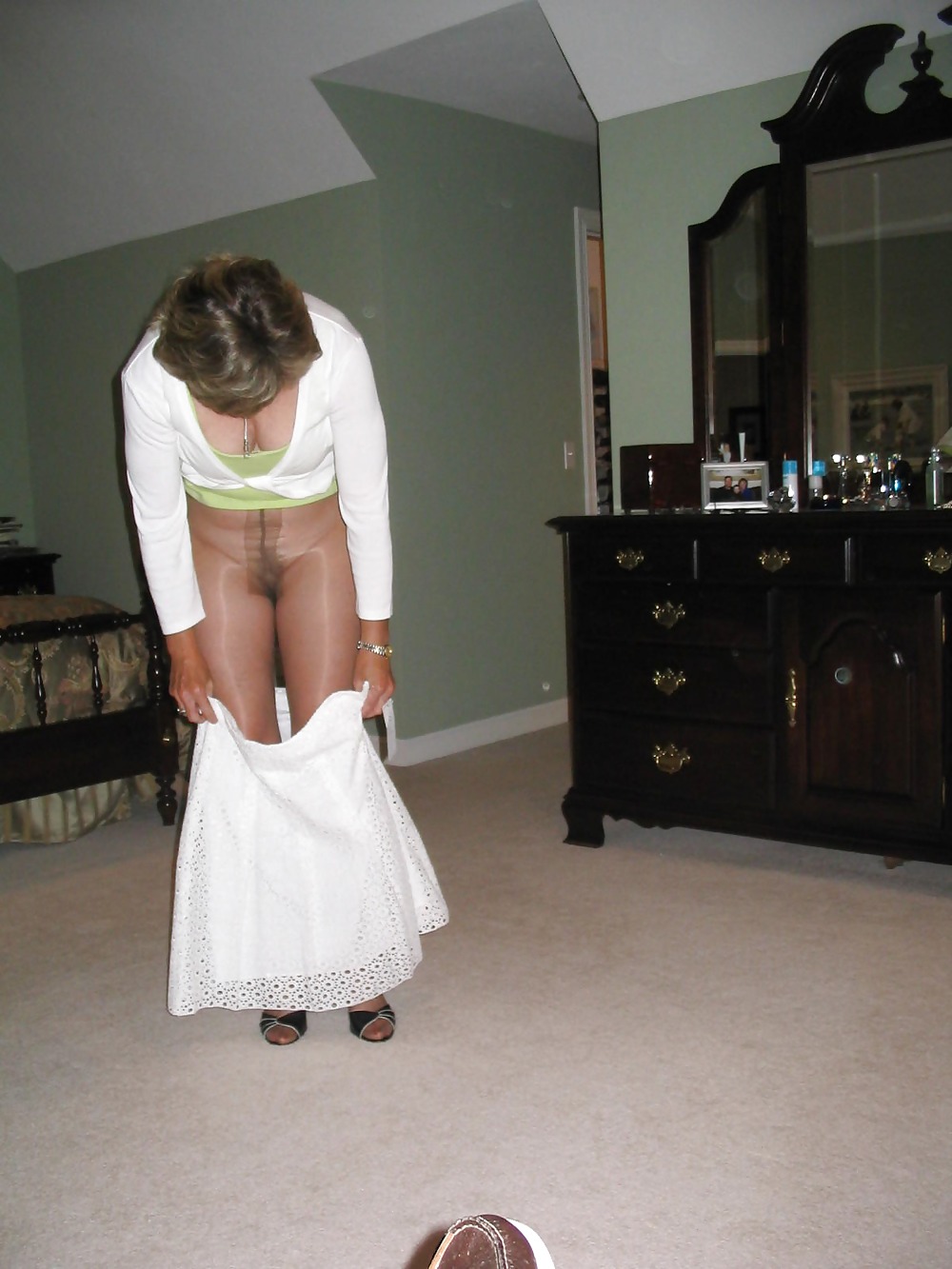 Free pantyhose two photos