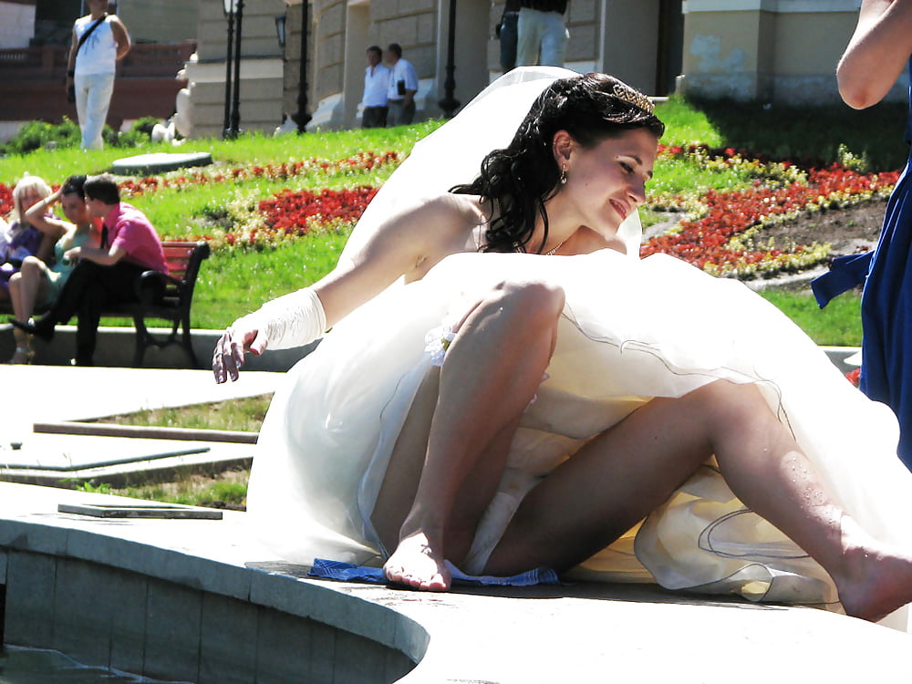 Free brides wedding white panties lingerie - Hochzeit Ehefrau photos