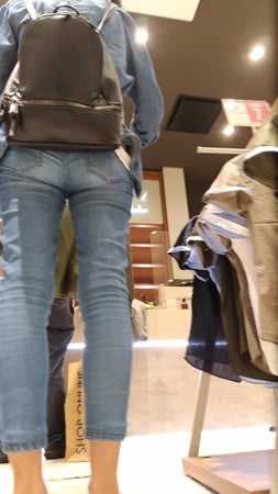 sexy legs and ass whith jeans or thight pant           