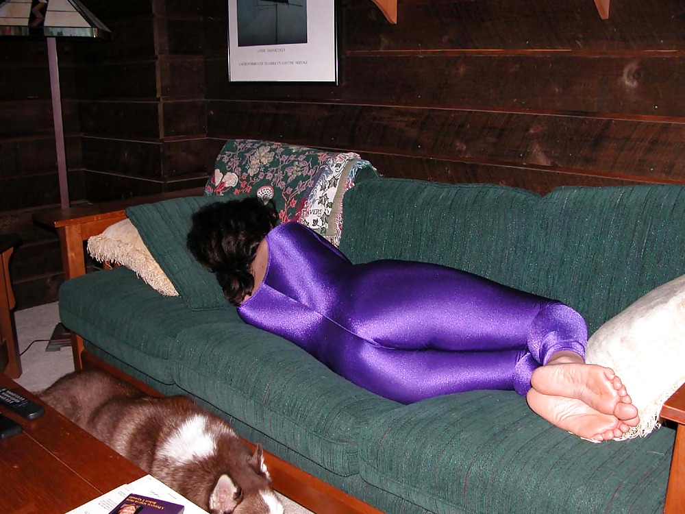 Free purple catsuit photos