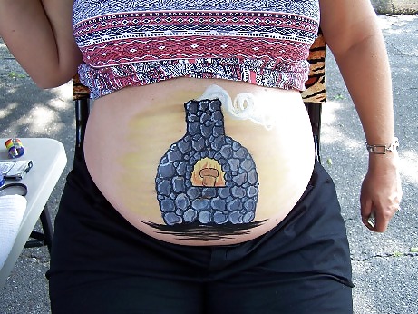 Free Body Art Pregnant photos