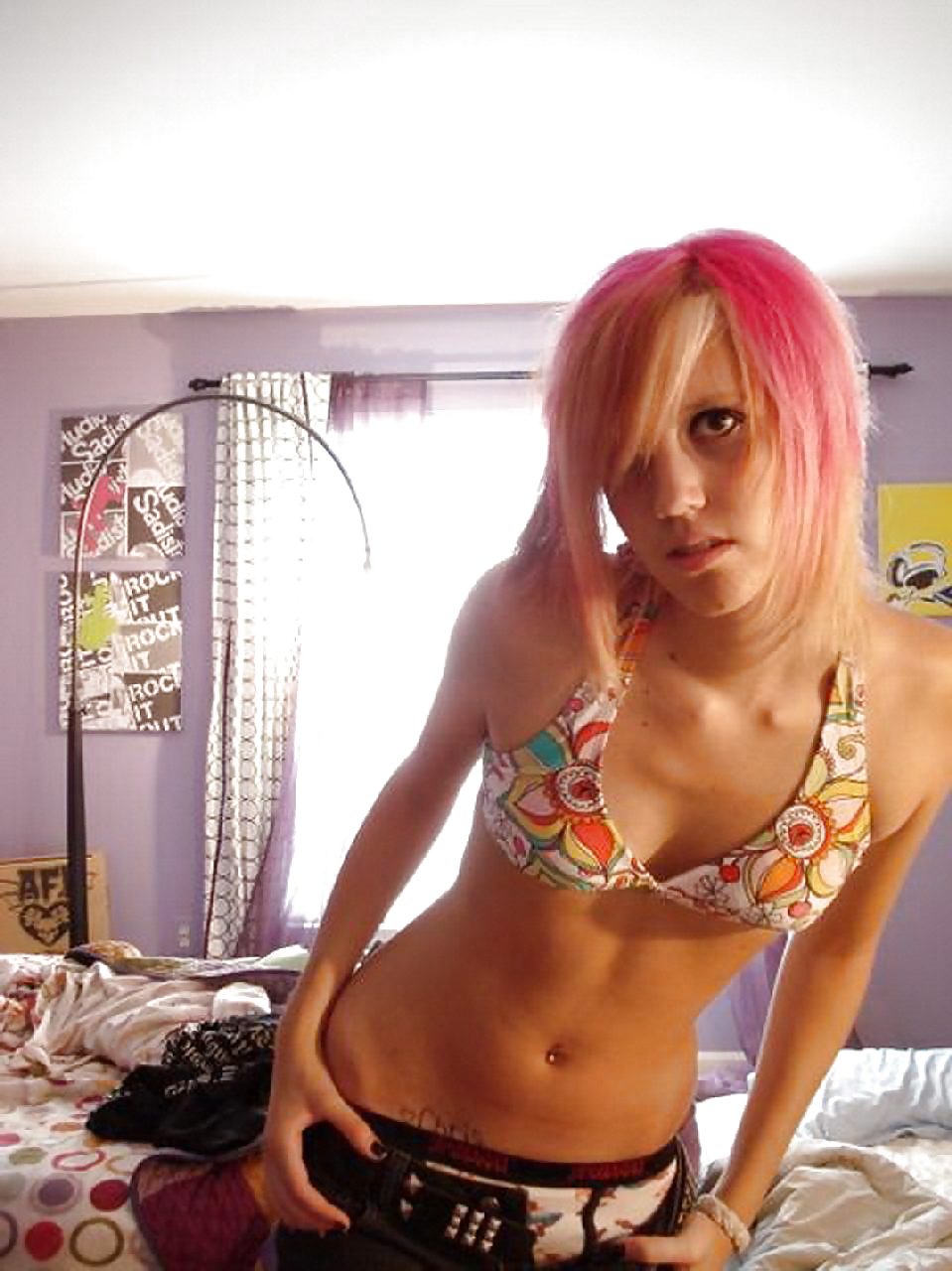 See And Save As My Collection Sexy Pink Hair Emo Girl Porn