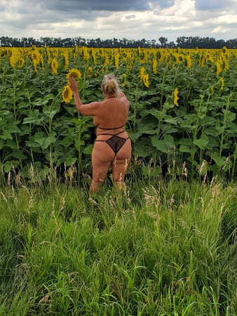 mature milf in black lingerie         