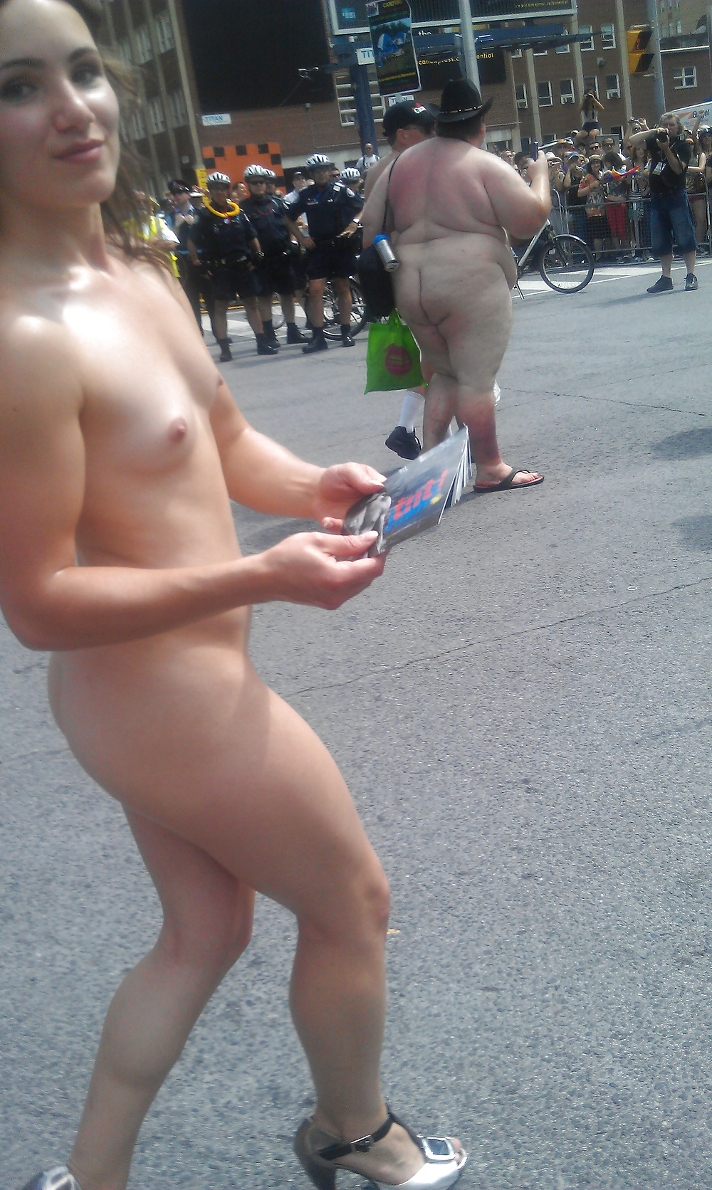 Free fully naked girl at pride in toronto photos