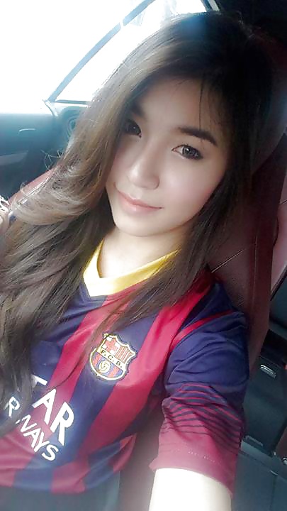 Free Amateur Self Shot In Football Shirts Thai photos