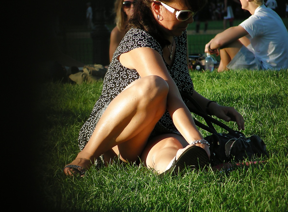 Upskirt compilation beach outdoor