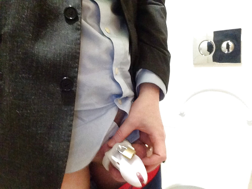 Free In chastity at work photos