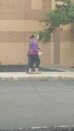 Girls walking 2