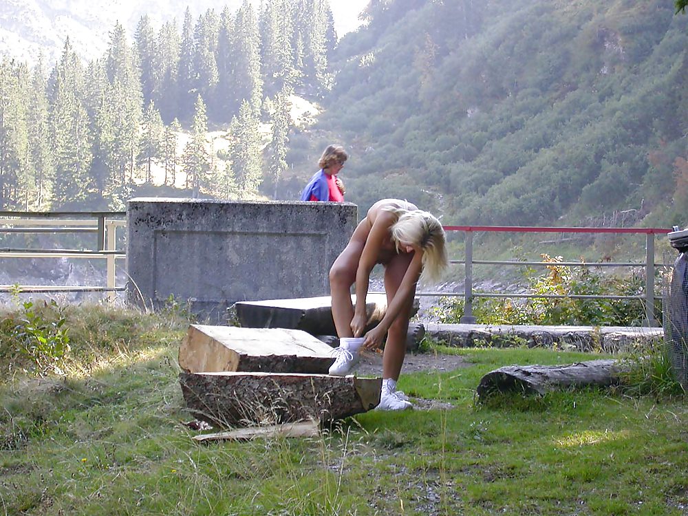 Free Nudist girl on vacation in Switzerland Part 2 - N. C. photos