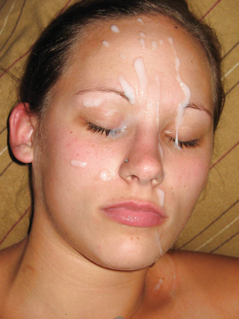 Free amateur facials 2 photos