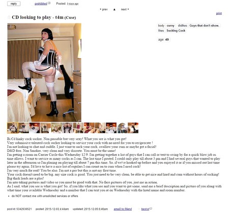 CD Amber Sucking and Fucking Craig's list Cock 3