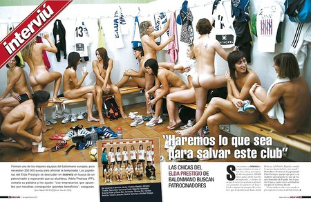 Spanish Women Team Nude Pose