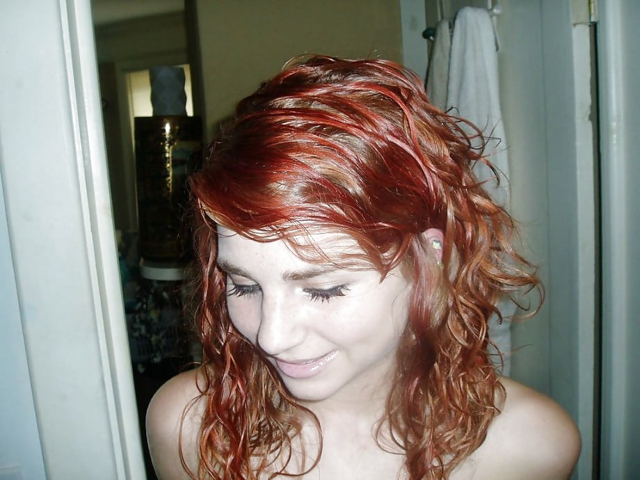 Messy sensual redhead cute