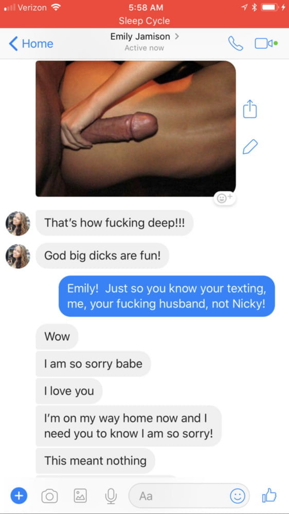 Cheating Wife Texts Husband By Mistake 8 Pics Xhamster