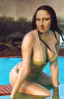 Free Mona Lisa's boobs photos