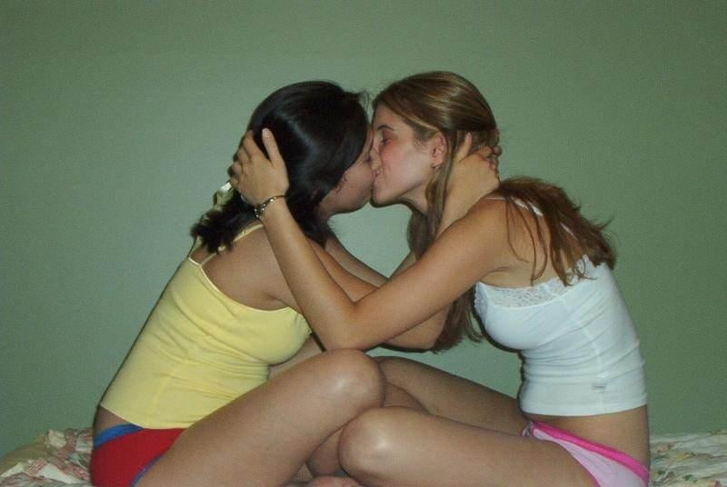 Lesbian mormon girls kissing and stripping-7624