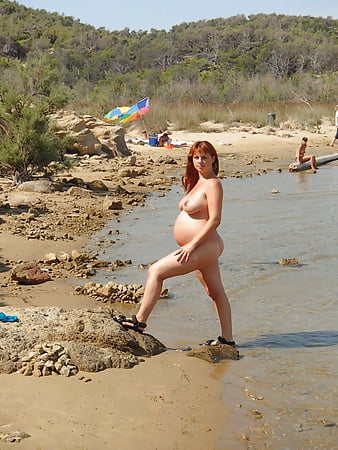 Beach pregnant girls porno