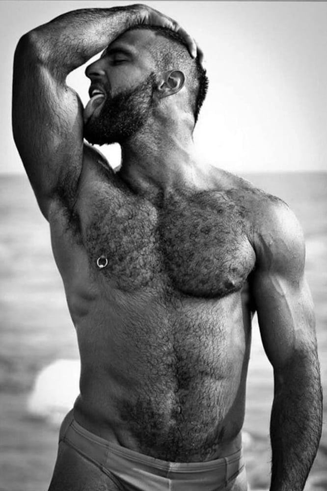 Hairy Muscular Chests.