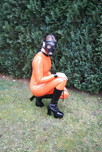Free meine neuen latex catsuits photos