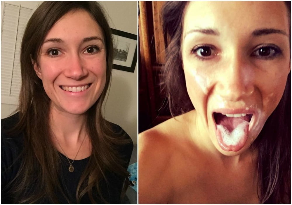 Before and After - Facial Cumshot 13 - 20 Photos 