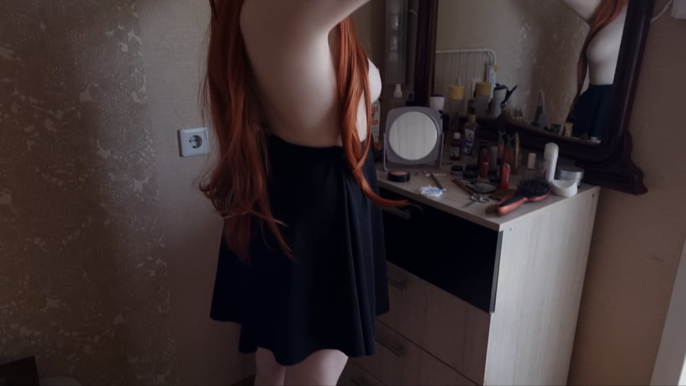 Redhead Sweety Showing Off Her Big Natural Tits