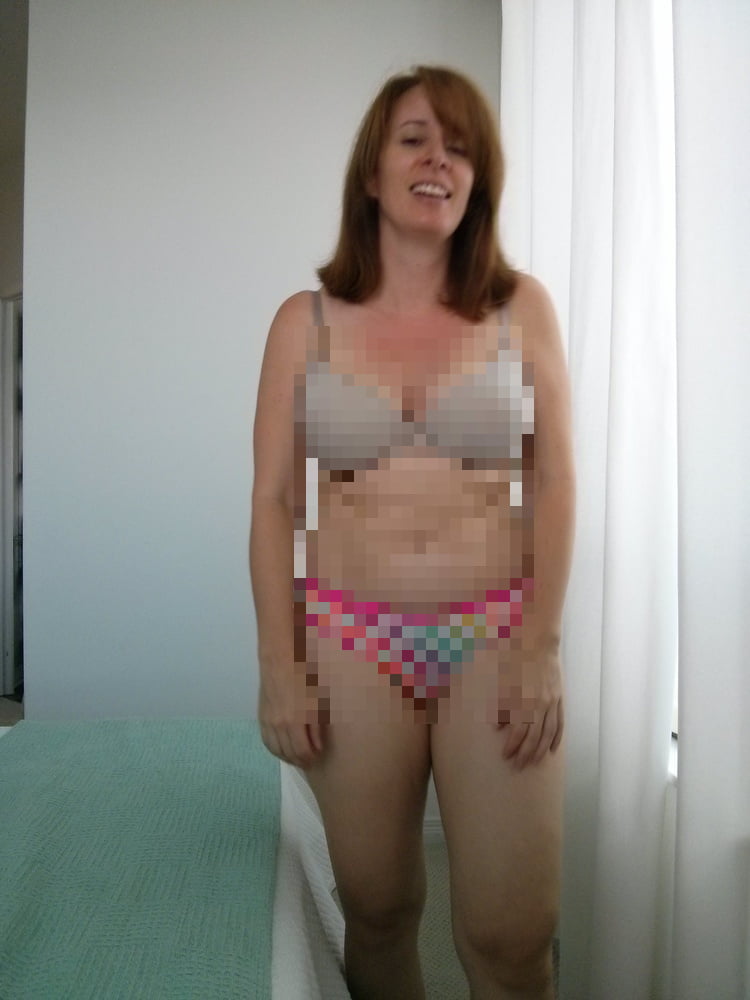 Amateur in Underwear Censored (loser) - 58 Photos 