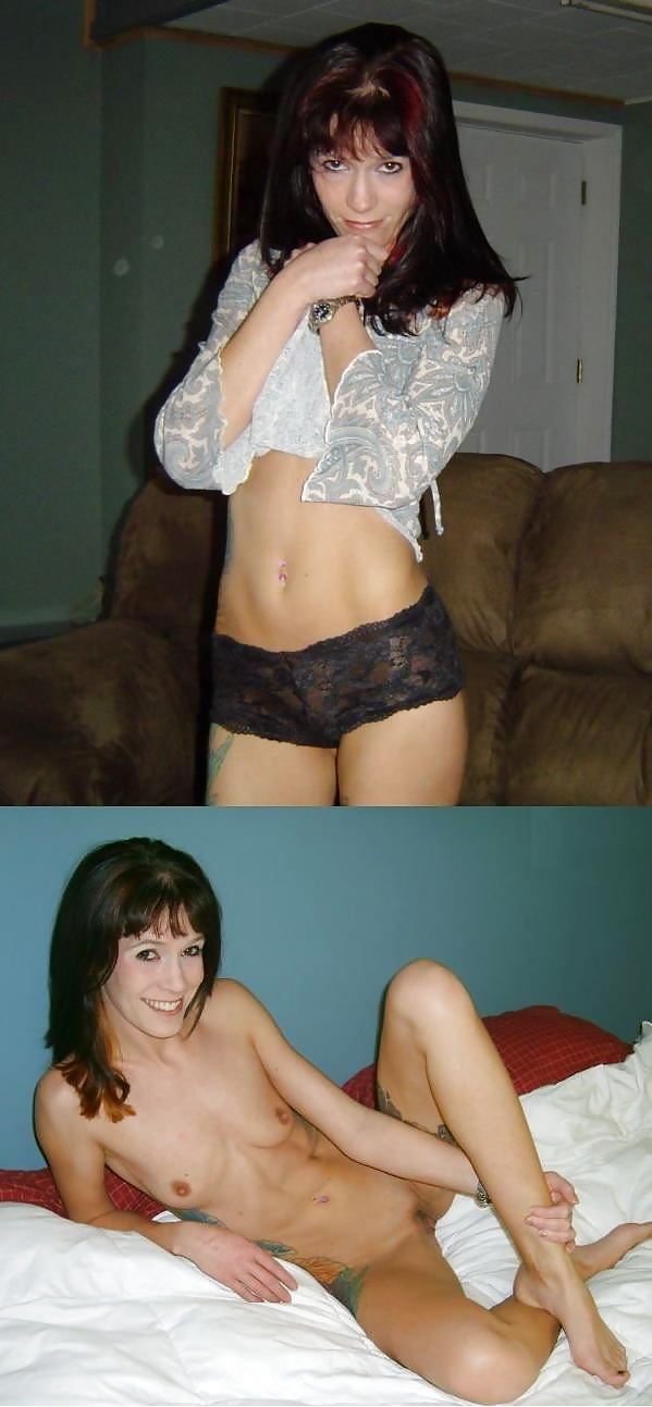 Free dressed undressed .. naughty sluts strip (teens , milfs) photos