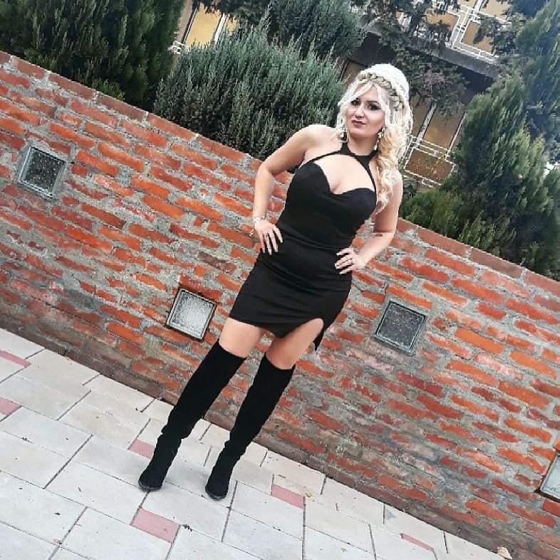 Free Serbian hot blonde mom big natural tits Katarina Zdravkovic photos