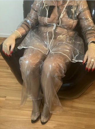 clear high heels and clear pvc fetish         